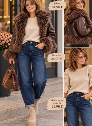 JEANS ČRNO MODER